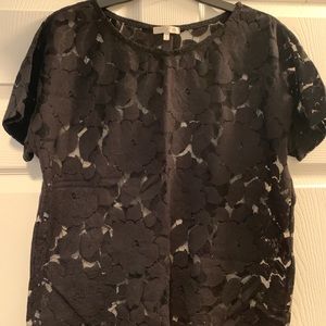 Black lace top